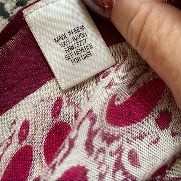 PAISLEY Scarf 100% Rayon - Picture 3 of 7